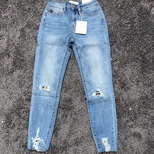 KanCan Light Blue Distressed Skinny Jeans